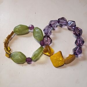Colorful Beaded Bracelet Set